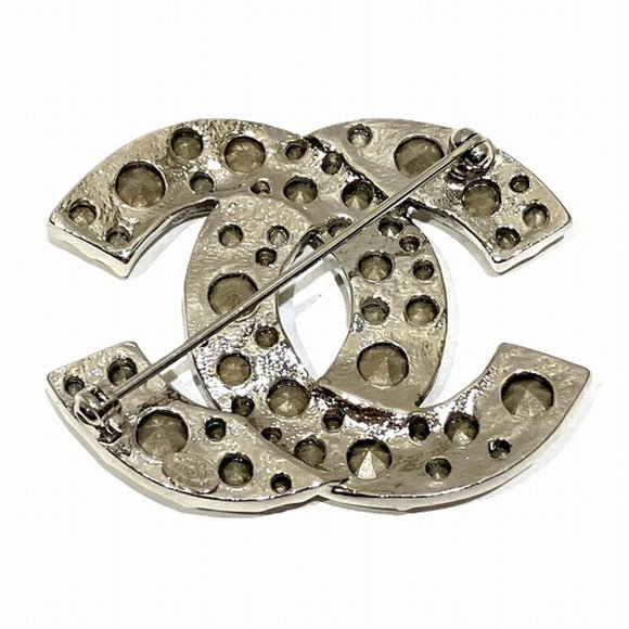 CHANEL Coco Mark Rhinestone Accessory Brooch - Picture 2 of 9